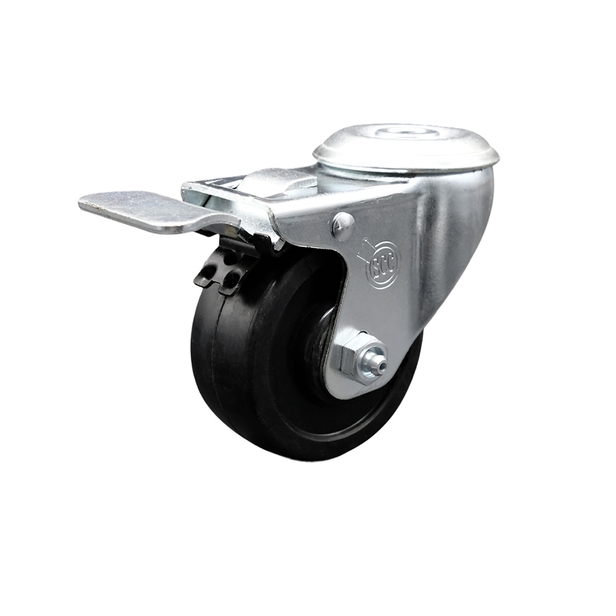 Service Caster, 3 1/2in. x 1 1/4in. Stem Caster, Wheel Diameter 3.5 in, Caster Type Swivel, Package (qty.) 1, Model# SCC-BHTTL20S3514-SRS